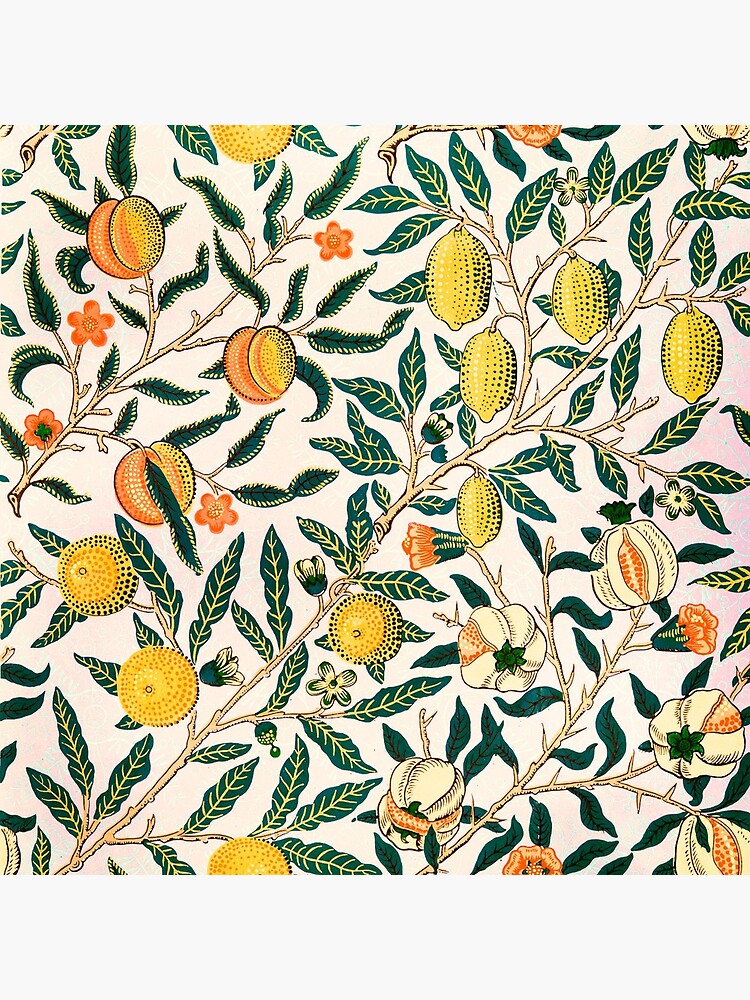 Fruit or Pomegranate - William Morris  by Franklin-Prints