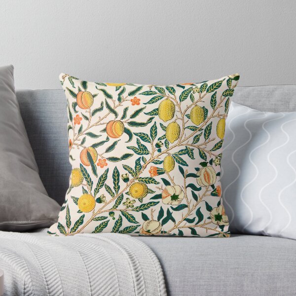 Fruits ou grenade - William Morris Coussin