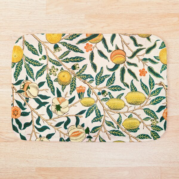 Fruit or Pomegranate - William Morris Bath Mat