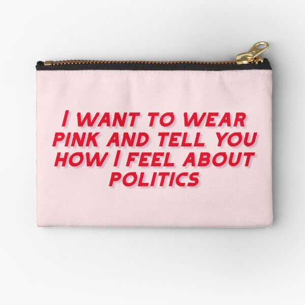 miss americana feminist quote taylor swift Zipper Pouch