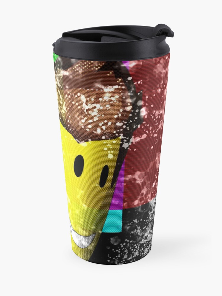 Retro Noob Roblox Travel Mug By Poppygarden Redbubble - roblox noob coffee mug by chocotereliye