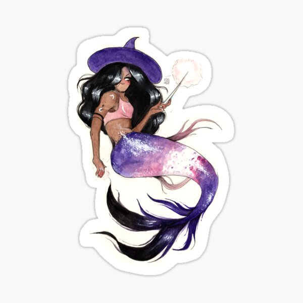 Item preview, Witch Mermaid designed and sold by shopCAOS.