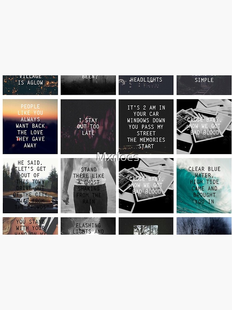 1989 First line of every song by Mxrloes