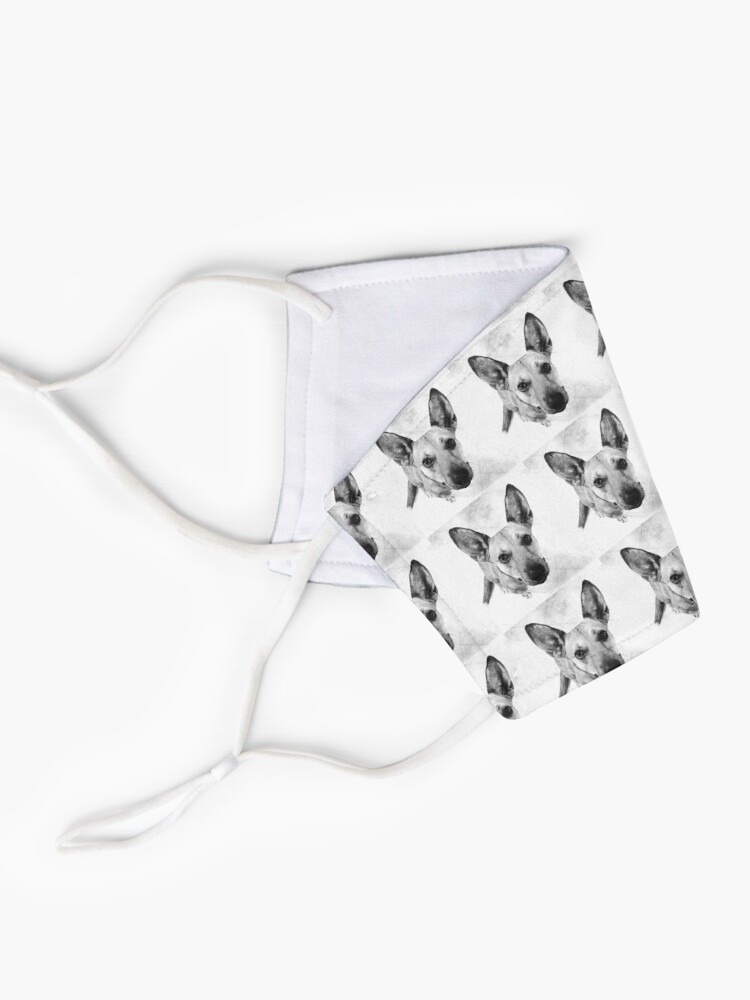 Alternate view of Carolina Dog Gray Pup - American Dingo Mask