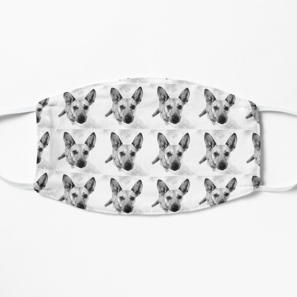 Carolina Dog Gray Pup - American Dingo Flat Mask