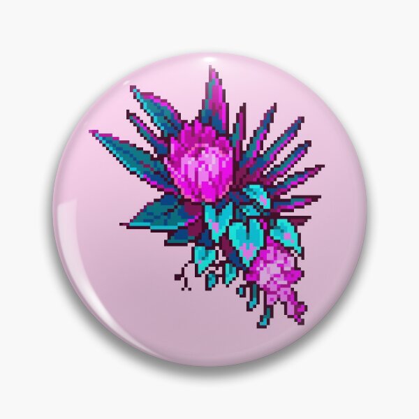 Item preview, Patrón Floral Tropical Pixel - Luz designed and sold by theCatghost.