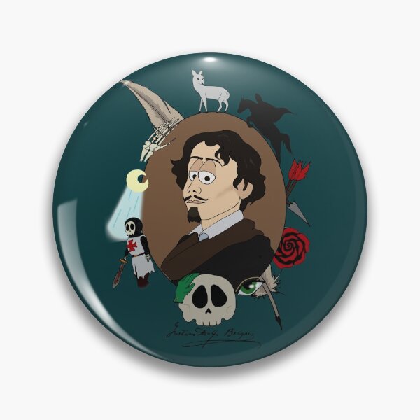 Item preview, Gustavo Adolfo Becquer designed and sold by kassandra369.