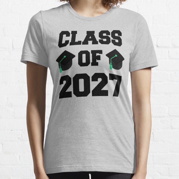  Class of 2027  Senior 2027 Graduation Vintage School Spirit T- Shirt : Sports & Outdoors