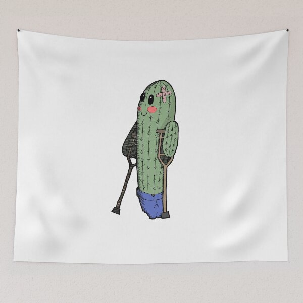 Item preview, Injured cactus colored - blue designed and sold by Printables Passions.