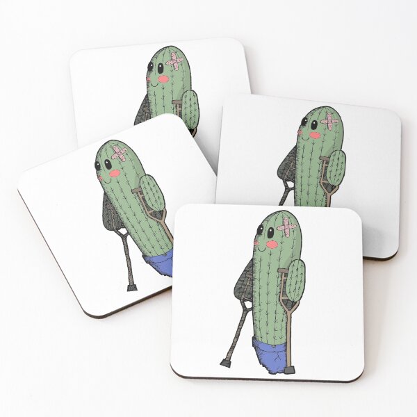 Item preview, Injured cactus colored - blue designed and sold by Printables Passions.