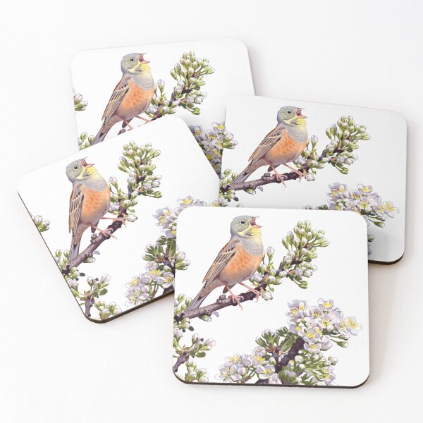 Item preview, Ortolan Bunting designed and sold by kokayart.