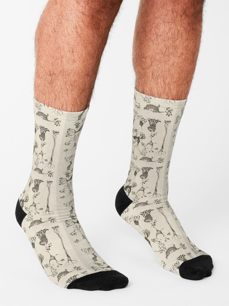 Alternate view of Vintage Neuron Cells Socks