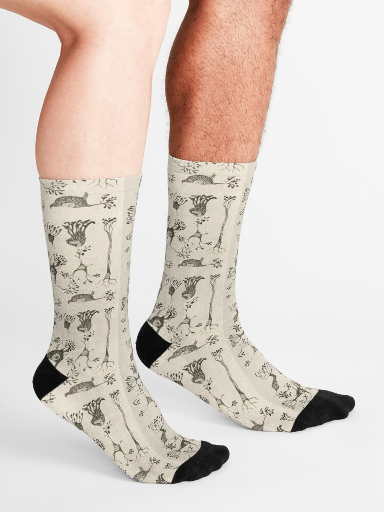 Alternate view of Vintage Neuron Cells Socks