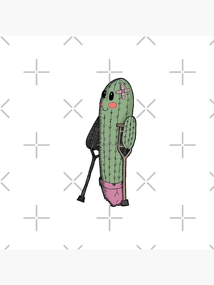 Injured cactus colored - pink by PrintablesP