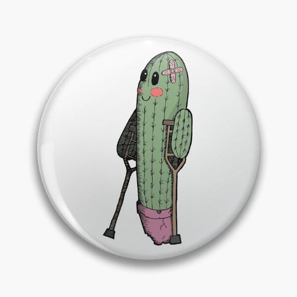 Item preview, Injured cactus colored - pink designed and sold by Printables Passions.