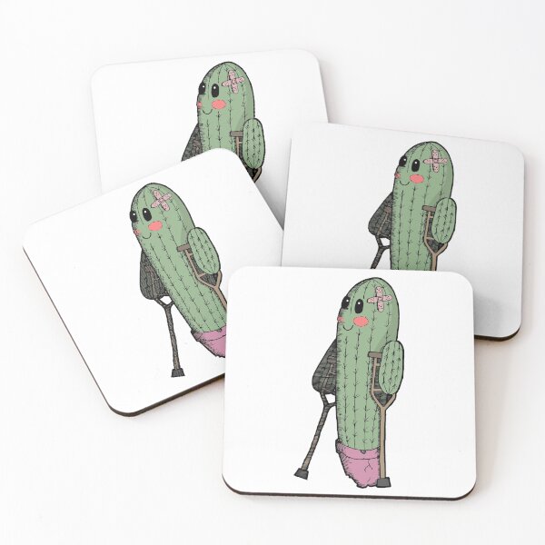 Item preview, Injured cactus colored - pink designed and sold by Printables Passions.
