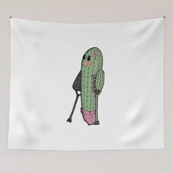 Item preview, Injured cactus colored - pink designed and sold by Printables Passions.