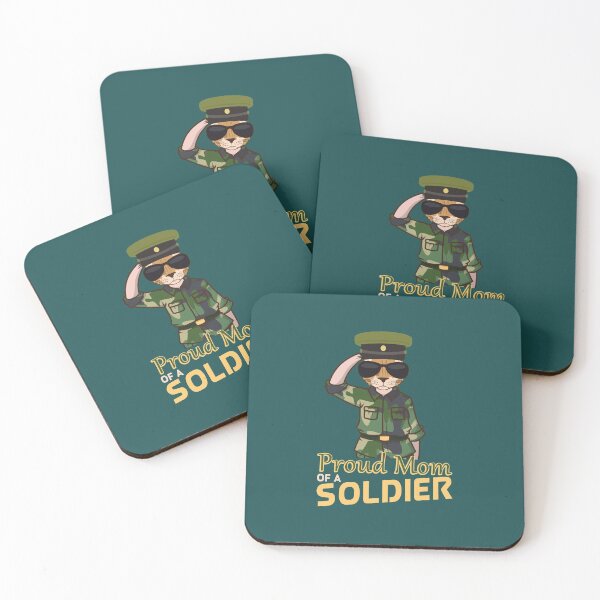 Artikelvorschau, Stolze militärische Mutter eines Soldaten Katze Design Geschenke und Waren - Liebe Katze und Liebe US Army - Cats Funnels entworfen und verkauft von family1ststore.