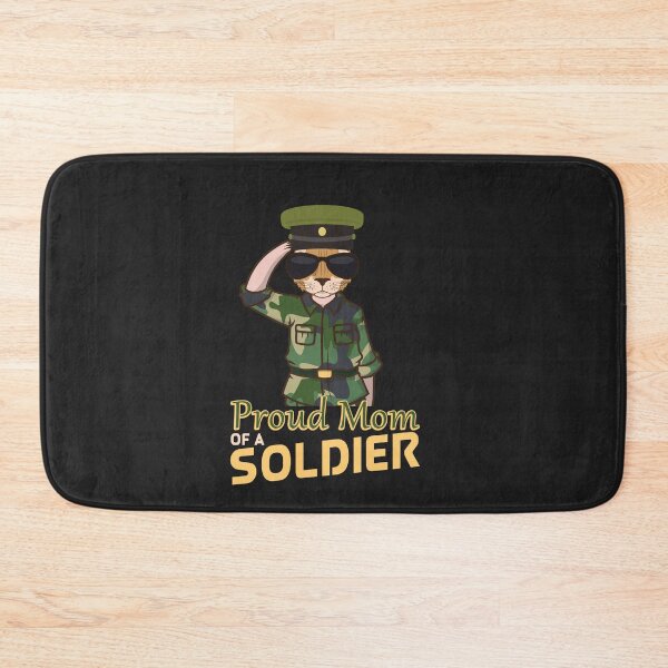Artikelvorschau, Stolze militärische Mutter eines Soldaten Katze Design Geschenke und Waren - Liebe Katze und Liebe US Army - Cats Funnels entworfen und verkauft von family1ststore.