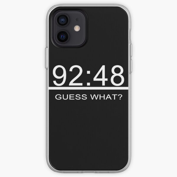 Real Madrid 92:48 Coque souple iPhone