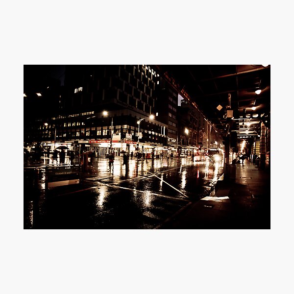Item preview, Winter on Elizabeth St Melbounre designed and sold by AndrewWilson.