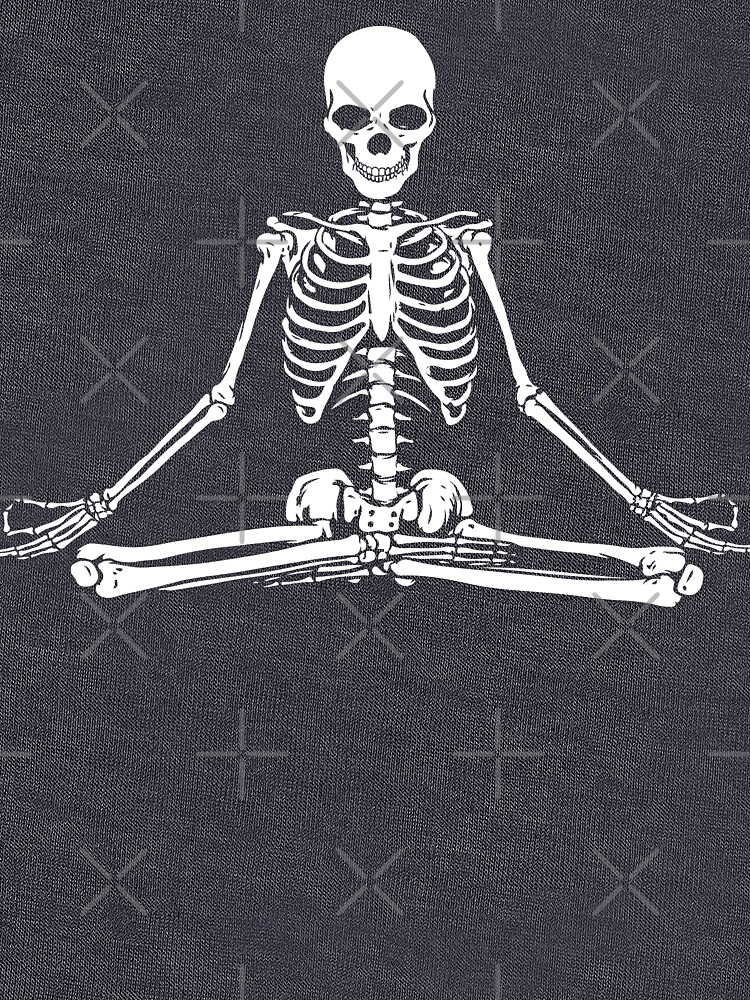 Meditating Skeleton by shaylikipnis