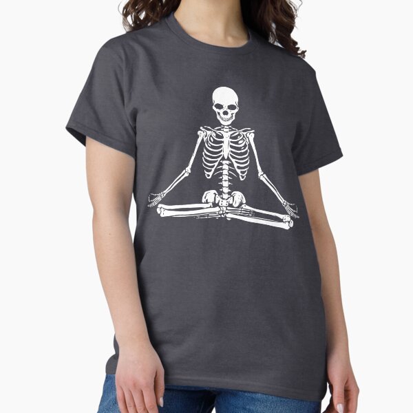 Item preview, Meditating Skeleton designed and sold by Shayli Kipnis.