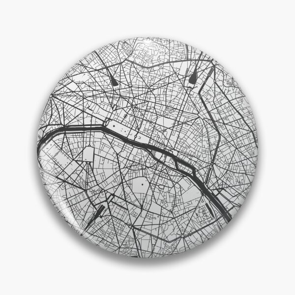 Item preview, Paris City Map white background designed and sold by SHIT! CLOTHING.