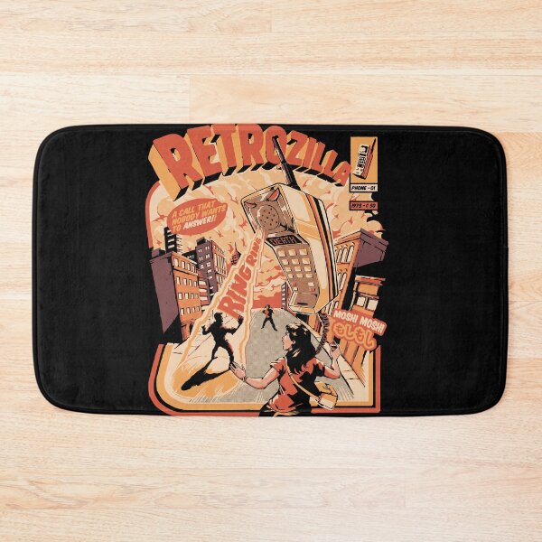 Item preview, Retro Phonezilla - Black designed and sold by Ilustrata®.