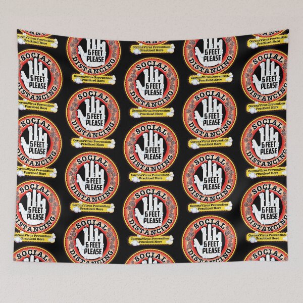 Item preview, Social Distancing 6 FEET PLEASE  designed and sold by pcisbs.