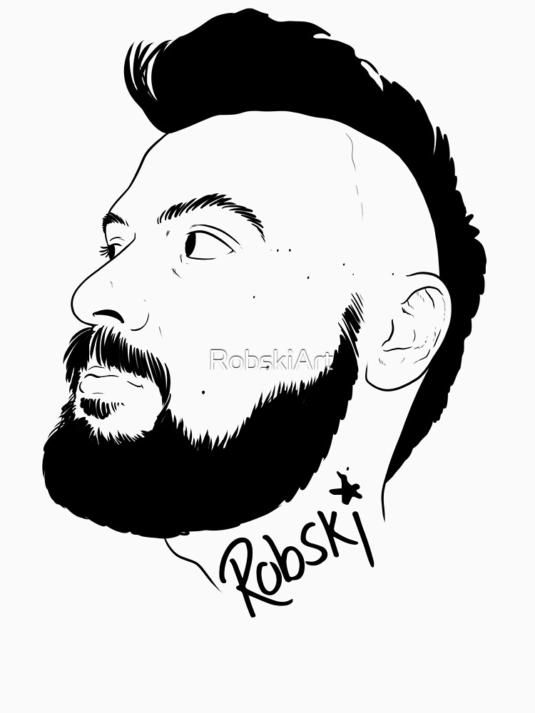 Alexander Bobu - black lines by RobskiArt