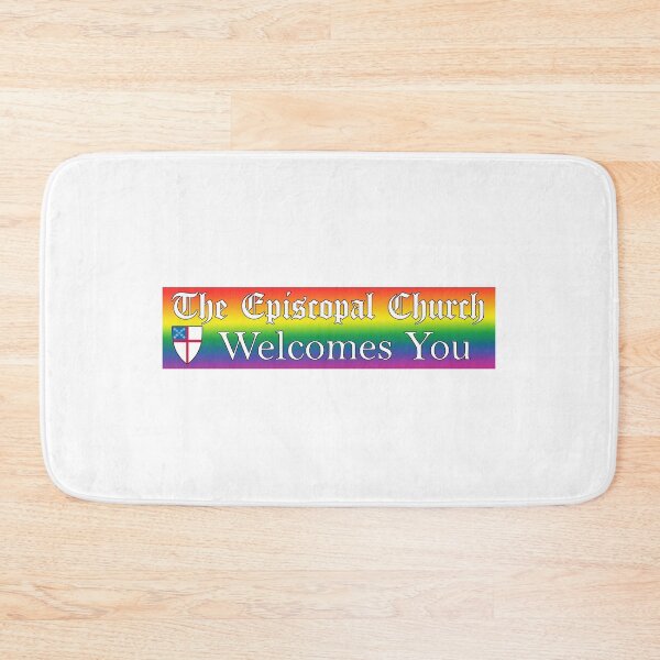 Item preview, The Episcopal Church Welcomes You with Episcopal Shield 2 Rainbow designed and sold by litmusician.