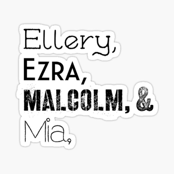 "Two Can Keep a Secret Names" Sticker by ArtworkBySarahN Redbubble