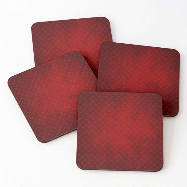 Item preview, Rustic Red Metal Diamond Plate designed and sold by hobrath.
