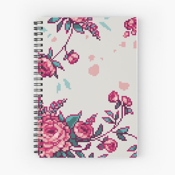 Item preview, Pixel Floral Arrangement in Ivory designed and sold by theCatghost.