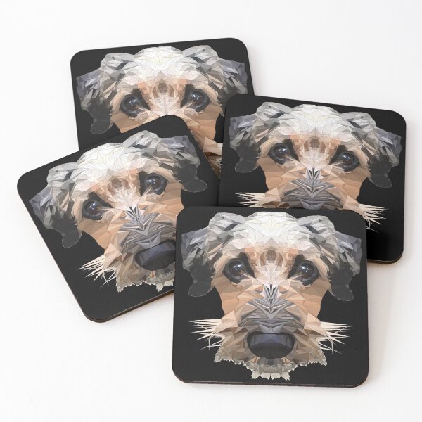 Item preview, Dog polygon dogs head cute dog designed and sold by POD-Design.