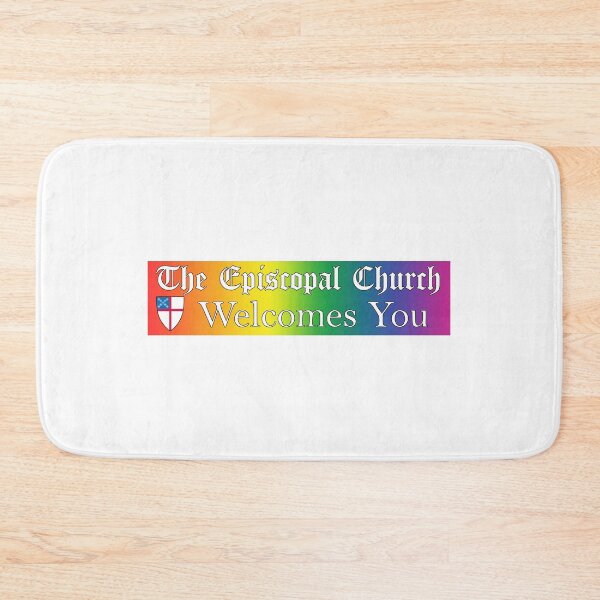 Item preview, The Episcopal Church Welcomes You with Episcopal Shield 3 Rainbow designed and sold by litmusician.