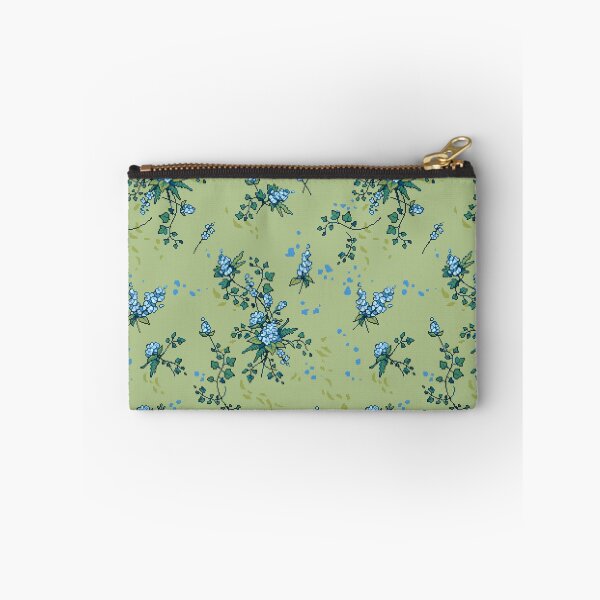 Item preview, Pixel Floral - Arrangement in Blue (light) designed and sold by theCatghost.