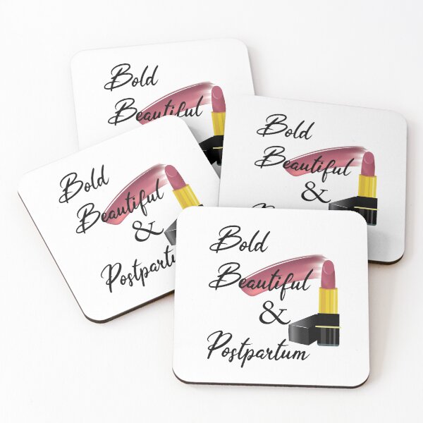 Item preview, Feminist bold beautiful and postpartum mother positive self image design designed and sold by sinceanna.