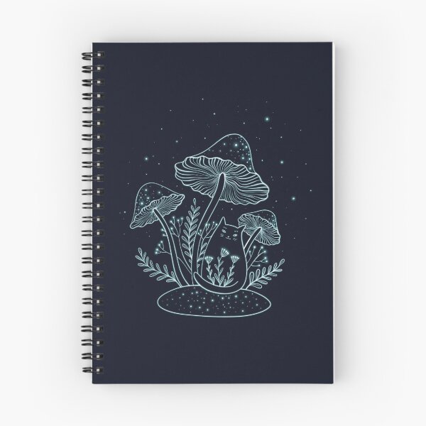 Item preview, cat and mushrooms designed and sold by JuliaGosteva.