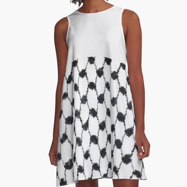 Palestine - Palestinian keffiyeh A-Line Dress