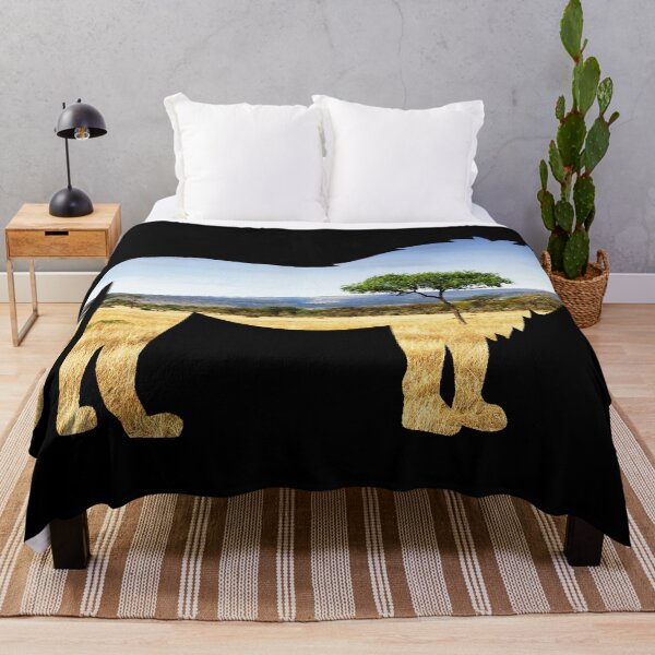 Item preview, Lion Silhouette Savannah Cutout designed and sold by nickp1480.