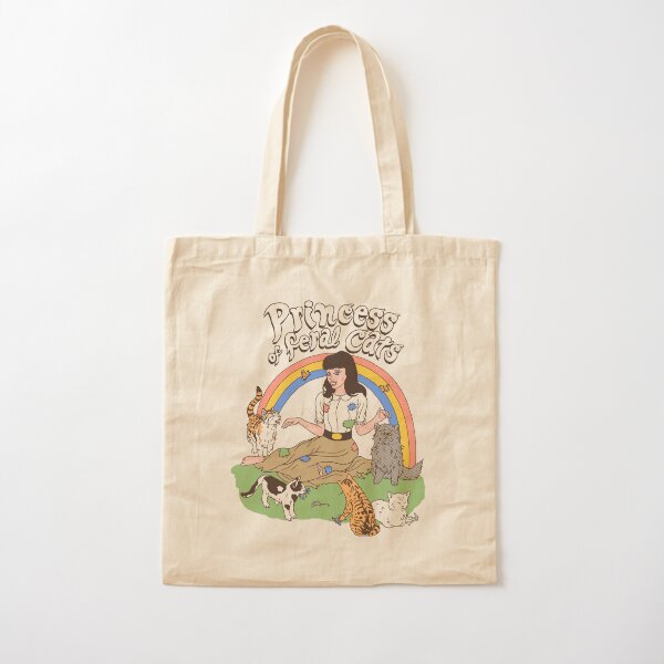 Princess Of Feral Cats Cotton Tote Bag