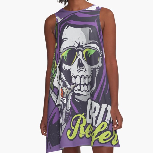 GRIM REEFER A-Line Dress
