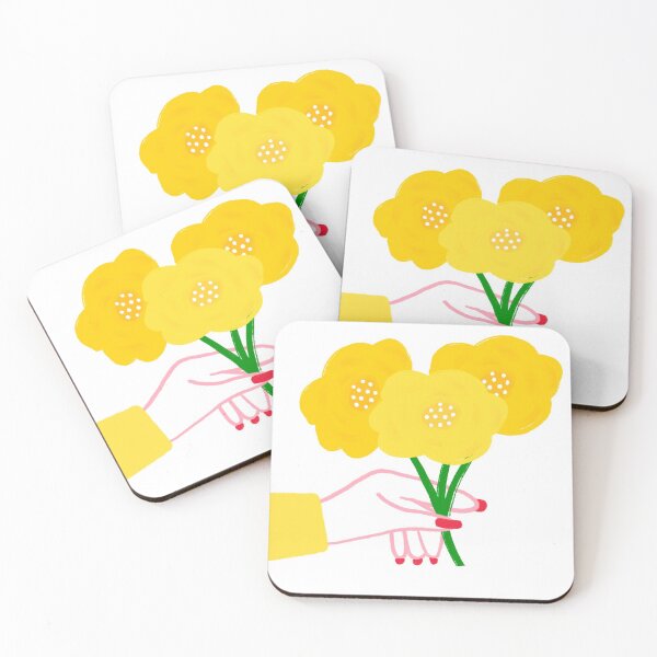 Item preview, yellow flowers designed and sold by pleaseenjoythis.