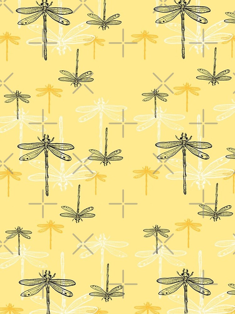 Dragonfly _ yellow theme by ebozzastudio