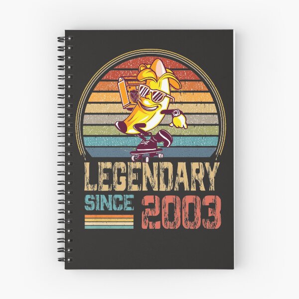 Item preview, Banana Skater Birthday Legendary Since 2003 designed and sold by RetroSunset.