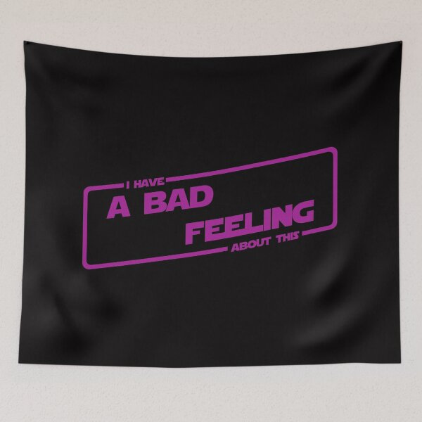 Item preview, I have a bad feeling about this (Purple version) designed and sold by DafyddEm.