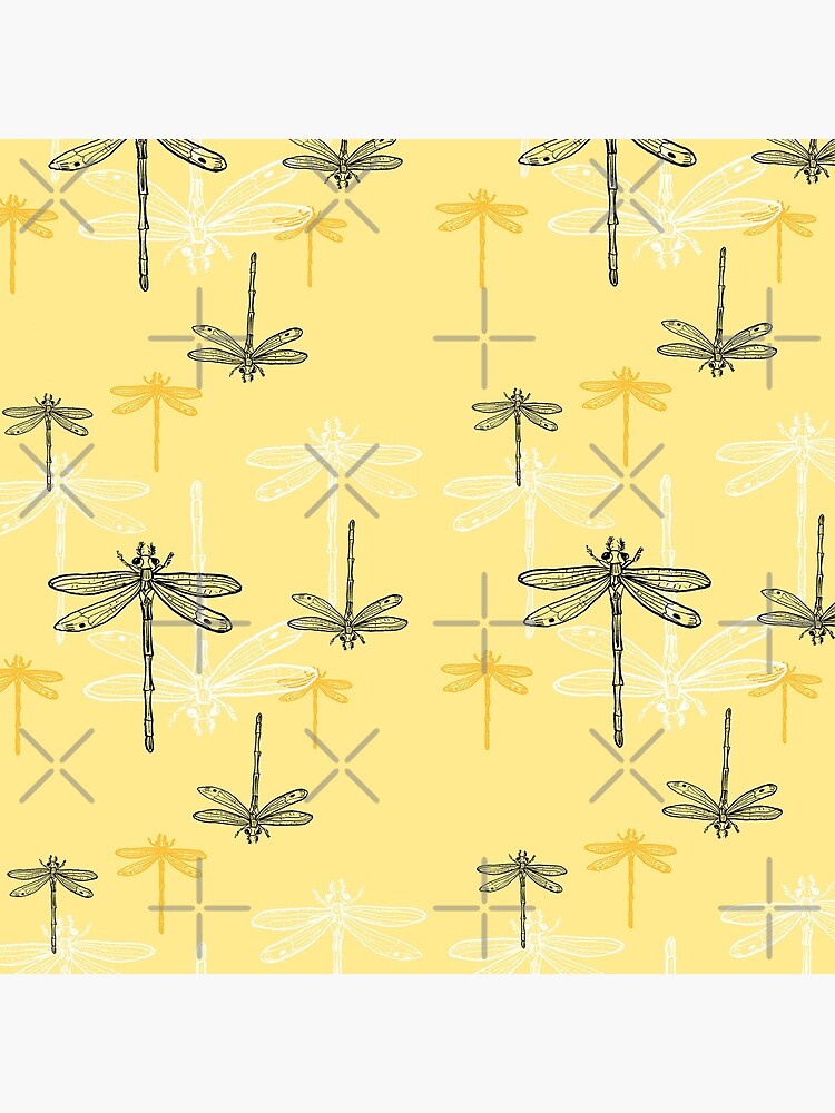 Dragonfly _ yellow theme by ebozzastudio