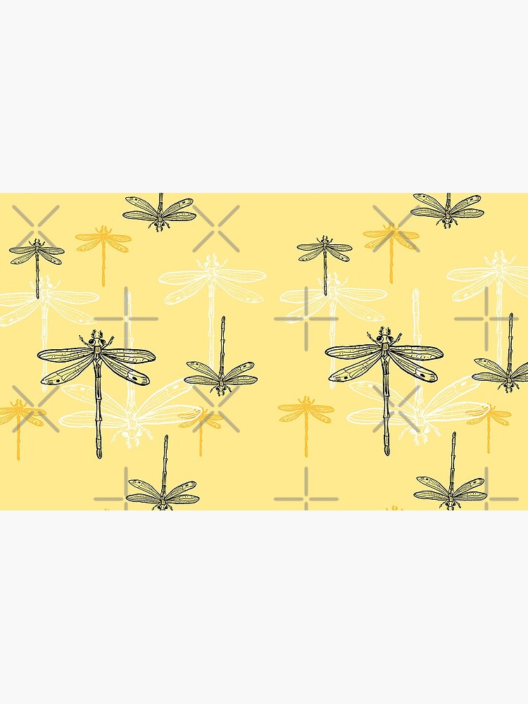 Dragonfly _ yellow theme by ebozzastudio